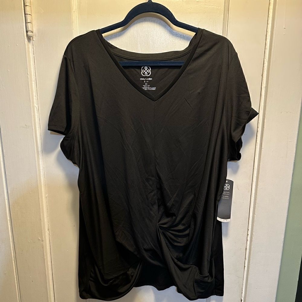 Daisy Fuentes Tee Shirt Workout Tee 3XL